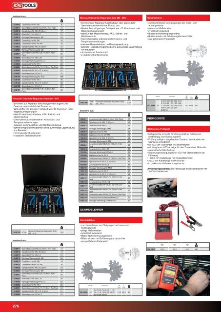 KS-TOOLS Spezialwerkzeuge PKW und Transporter