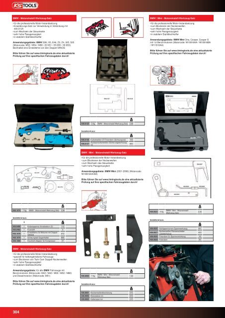 KS-TOOLS Spezialwerkzeuge PKW und Transporter