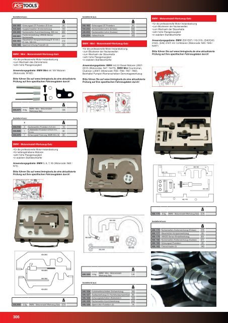 KS-TOOLS Spezialwerkzeuge PKW und Transporter