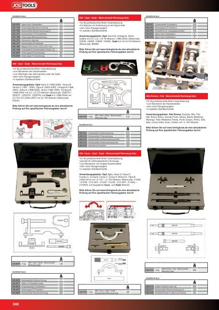 KS-TOOLS Spezialwerkzeuge PKW und Transporter