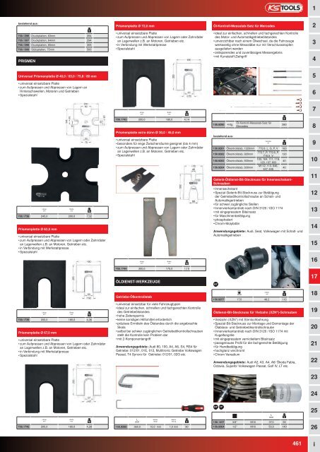 KS-TOOLS Spezialwerkzeuge PKW und Transporter