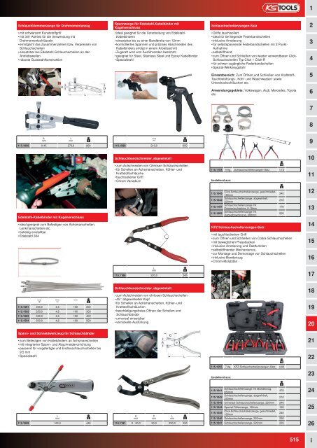 KS-TOOLS Spezialwerkzeuge PKW und Transporter