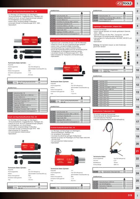 KS-TOOLS Spezialwerkzeuge PKW und Transporter