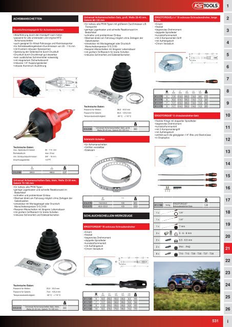 KS-TOOLS Spezialwerkzeuge PKW und Transporter