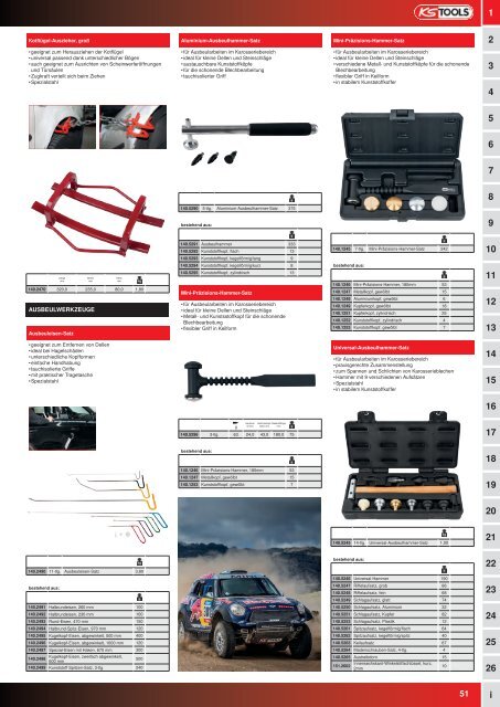 KS-TOOLS Spezialwerkzeuge PKW und Transporter