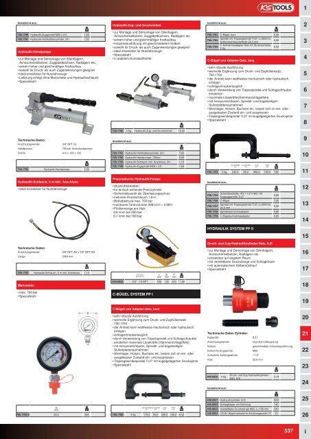 KS-TOOLS Spezialwerkzeuge PKW und Transporter