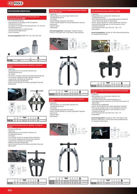 KS-TOOLS Spezialwerkzeuge PKW und Transporter