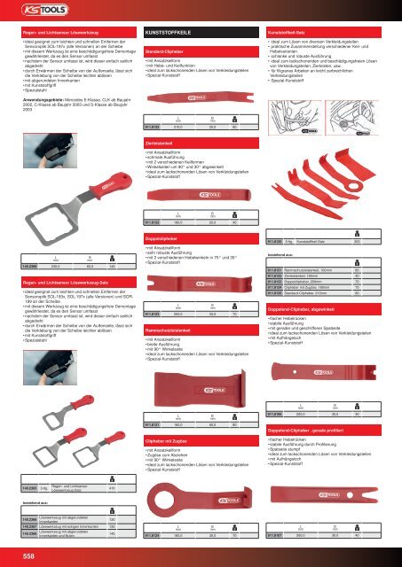 KS-TOOLS Spezialwerkzeuge PKW und Transporter