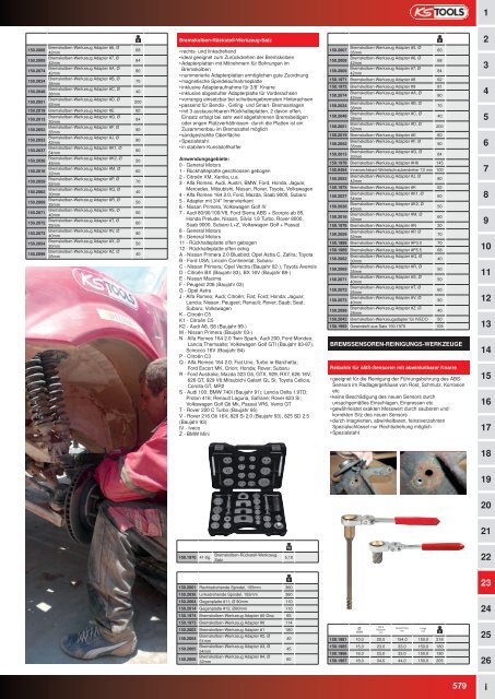 KS-TOOLS Spezialwerkzeuge PKW und Transporter