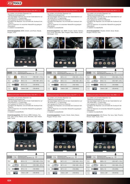 KS-TOOLS Spezialwerkzeuge PKW und Transporter