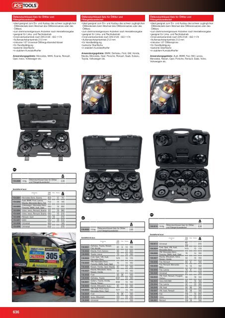 KS-TOOLS Spezialwerkzeuge PKW und Transporter