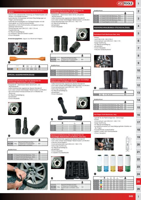 KS-TOOLS Spezialwerkzeuge PKW und Transporter