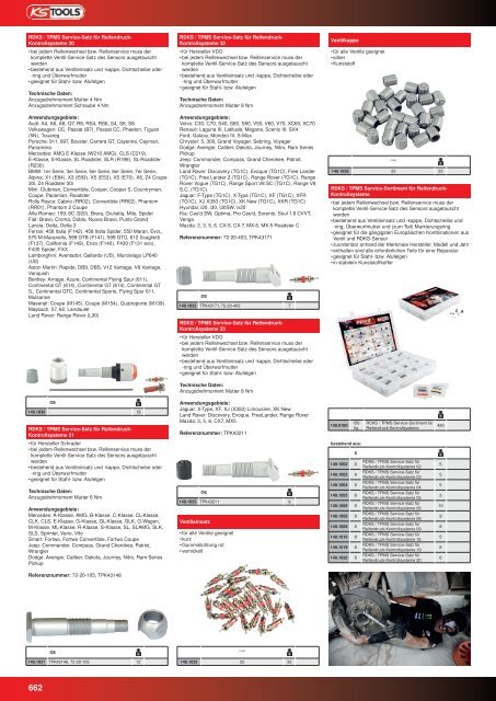 KS-TOOLS Spezialwerkzeuge PKW und Transporter