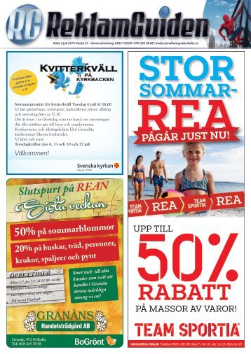 ReklamGuiden Kalix v27 -17 (3/7-9/7)