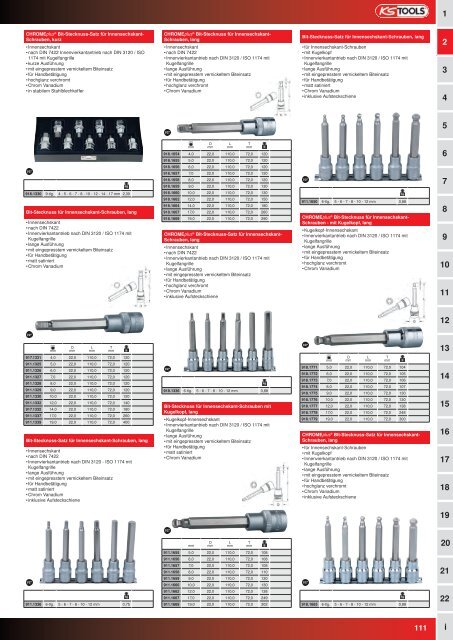 KS-TOOLS Handwerkzeuge