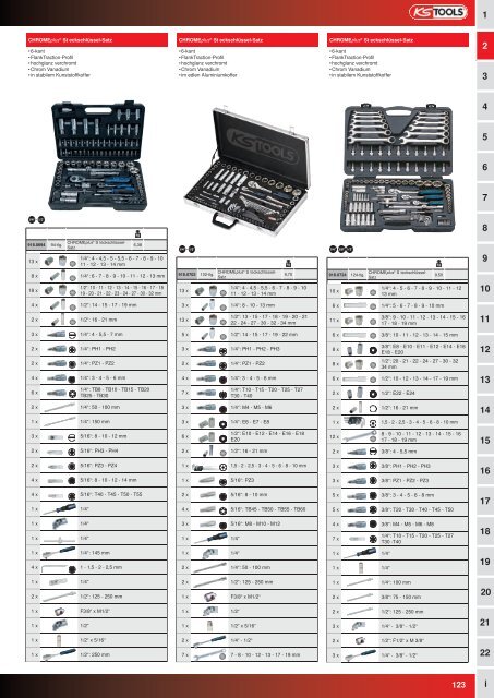 KS-TOOLS Handwerkzeuge