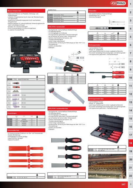 KS-TOOLS Handwerkzeuge