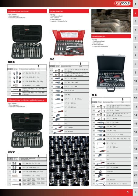 KS-TOOLS Handwerkzeuge