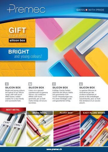 Premec Gift Style Kits Silicon Bopx