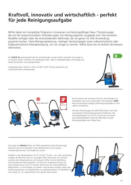 Katalog Nilfisk blue line 2017 - Kenel Flächentechnik