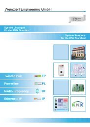 Faltblatt Firmenpräsentation (pdf) - Weinzierl Engineering GmbH