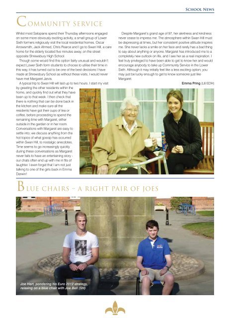 SUMMER 2012 ISSUE No. 150 - Shrewsbury School