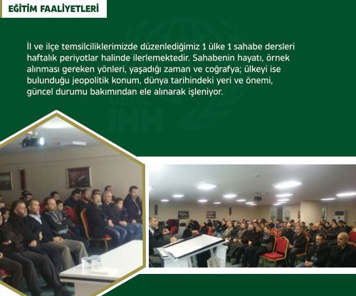 genç ihh faaliyet bülteni 2016- 2017