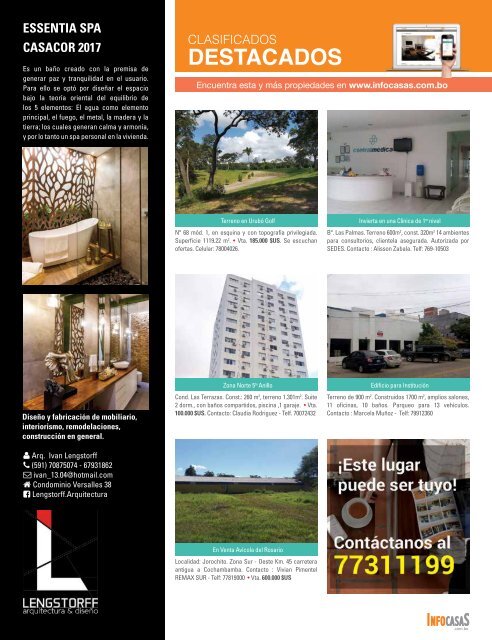 Revista InfoCasas Bolivia Junio 2017 