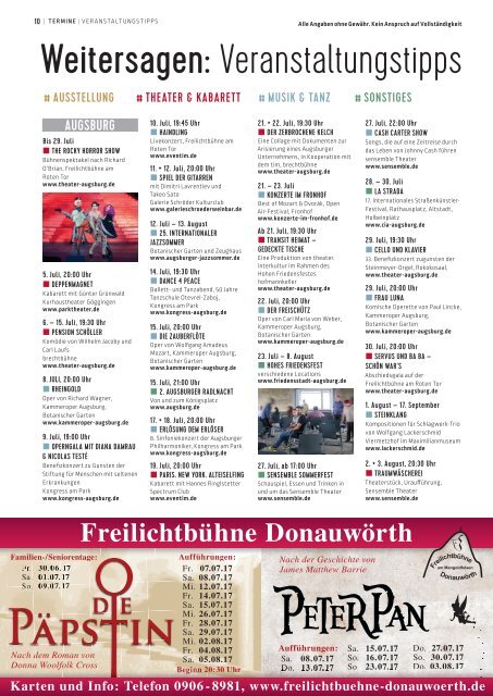 SchlossMagazin Bayerisch-Schwaben Juli 2017