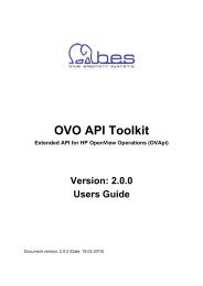 OVO API Toolkit - Blue Elephant Systems