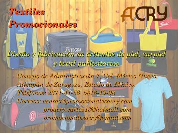 CATALOGO TEXTILES ACRY 