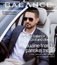 Balance magazín - letná kolekcia 2017 