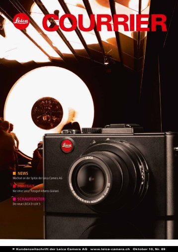 Ein neues Design für die Altbekannte - Leica Camera AG