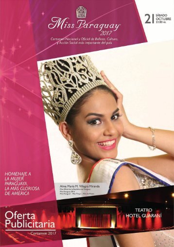 Oferta-Publicitaria-Miss Paraguay 2017 - G.R.