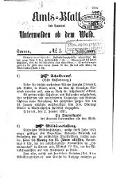 Amtsblatt Obwalden 1871