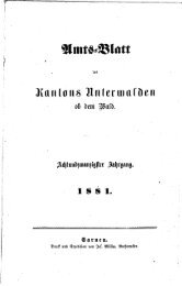 Amtsblatt Obwalden 1881