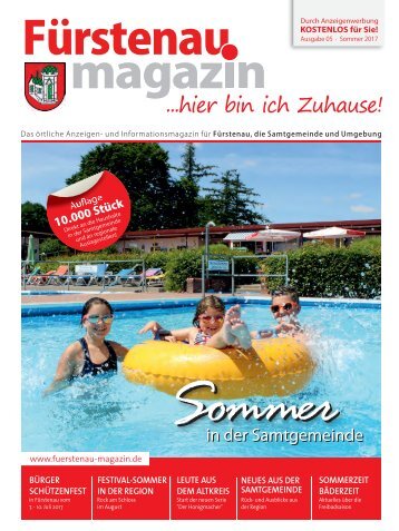 Stadtmag Fürstenau Sommer 2017 fin