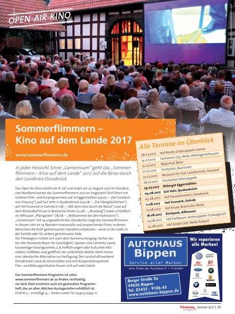 Stadtmag Fürstenau Sommer 2017 fin