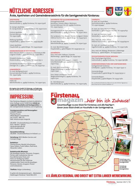 Stadtmag Fürstenau Sommer 2017 fin