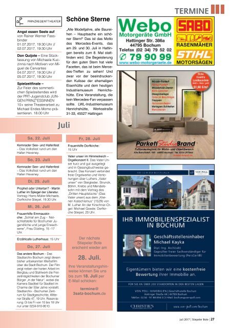 Stiepeler Bote 253 – Juli 2017