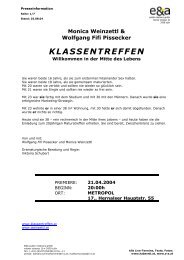 Klassentreffen - E&A