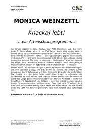 MONICA WEINZETTL Knackal lebt! ...ein ... - E&A