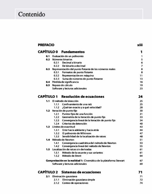 Análisis numérico,  Timothy Sauer