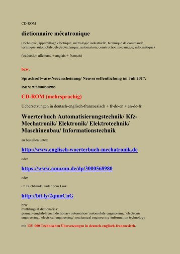Woerterbuch Elektrotechnik: franzoesisch (Lehrmittel-Wagner)