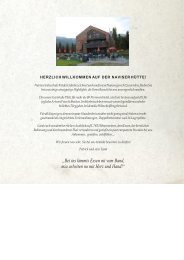 Speisekarte Homepage