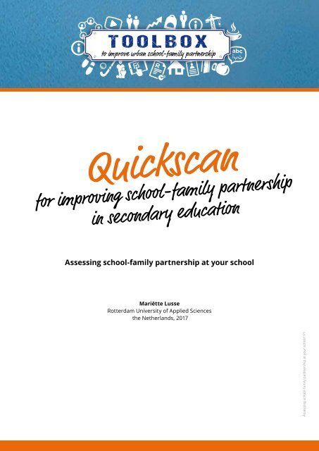 Tool Quickscan Secundary educationDEF