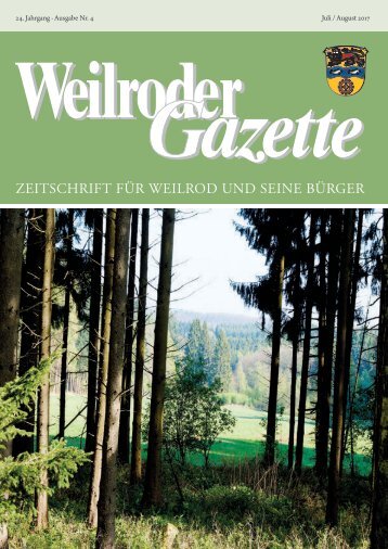 Weilroder Gazette Juli/August 2017