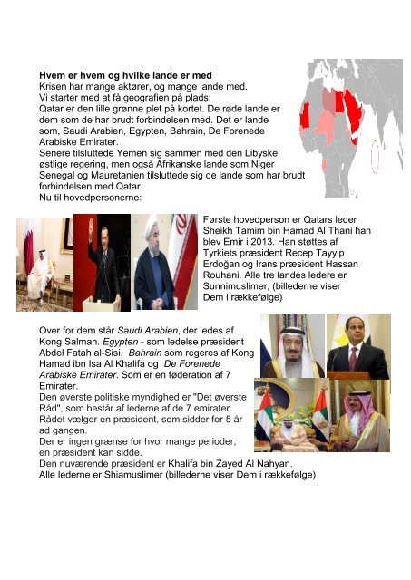GUIDE FORSTÅ Den diplomatiske krise i Qatar