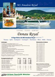 8-Tage-Reise mit MS Amadeus Royal - VPR