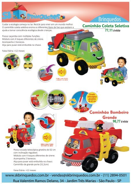 Catalogo SK Brinquedos